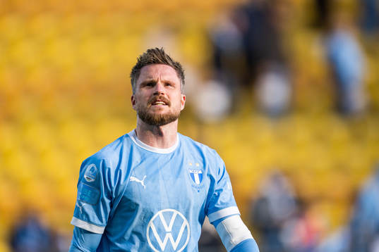 Malmö FFs Lasse Nielsen deppar