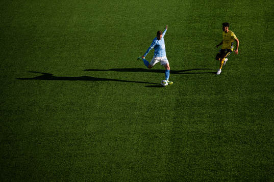 Malmö FFs Lasse Nielsen och Elfsborgs Ahmed Qasem