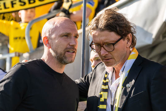 Malmö FFs tränare Henrik Rydström och Elfsborgs