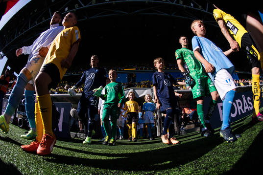 Malmö FFs målvakt Johan Dahlin och Elfsborgs målvakt
