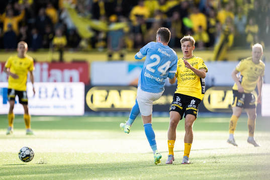 Malmö FFs Lasse Nielsen och Elfsborgs Gottfrid Rapp