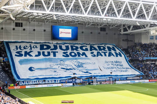 Djurgårdens supportrars tifo