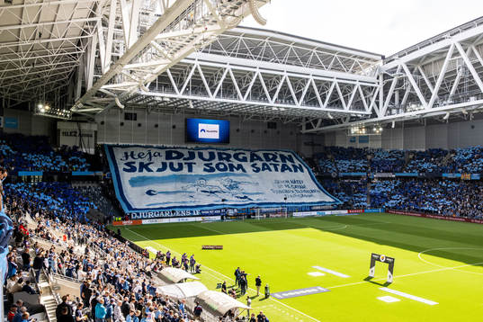 Djurgårdens supportrars tifo