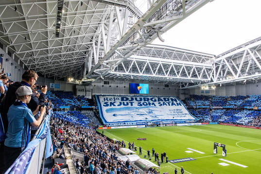 Djurgårdens supportrars tifo