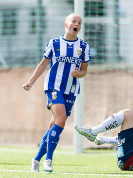 IFK Göteborgs Ida Kjellman jublar