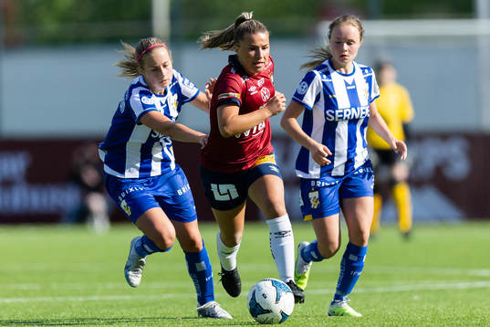 IFK Göteborgs Isabella Svanström och Örgrytes Nicole