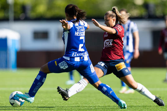 IFK Göteborgs Ashley Hellström och Örgrytes Nicole