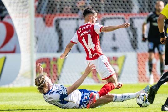 IFK Norrköpings Daniel Fritz Eid och Kalmars Noah Shamoun