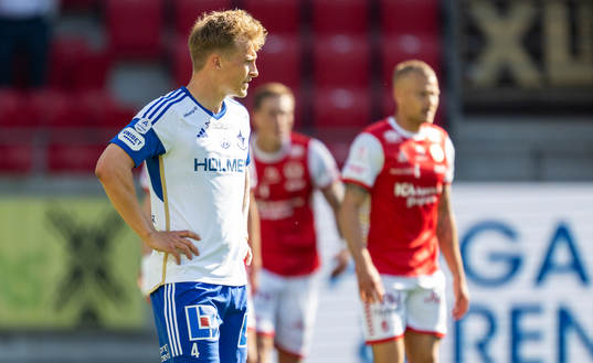 IFK Norrköpings Marco Lund Nielsen deppar