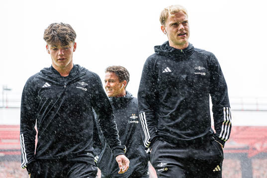 Sverre Halseth Nypan and Morten Bjørlo of Rosenborg