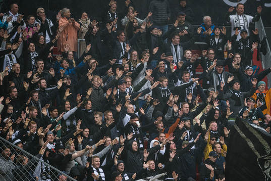 Spectators in the stands