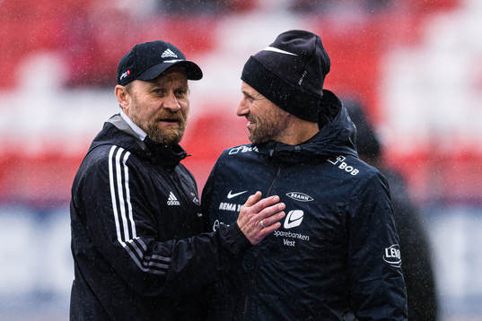 Geir Frigård, assistant coach of Rosenborg, and Eirik