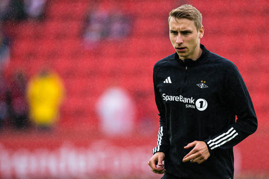 Ulrik Yttergård Jenssen of Rosenborg warms up