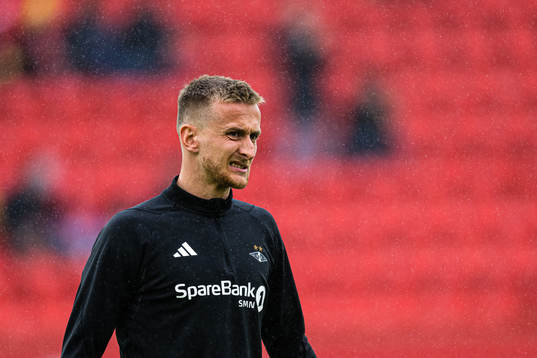 Erlend Dahl Reitan of Rosenborg warms up