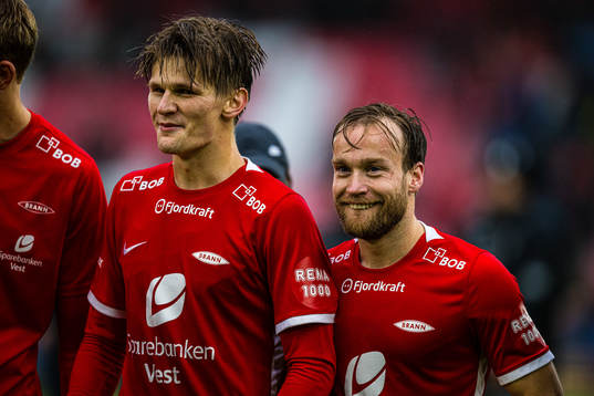 David Møller Wolfe and Bård Finne of Brann