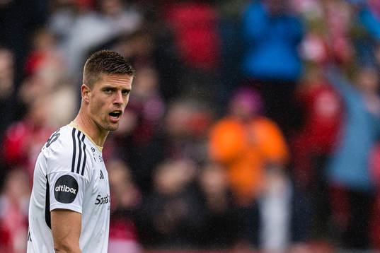 Markus Henriksen of Rosenborg looks dejected