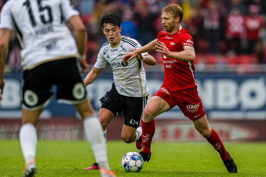 Sverre Halseth Nypan of Rosenborg and Sivert Heltne Nilsen
