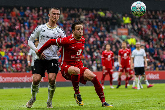 Erlend Dahl Reitan of Rosenborg and Frederik Børsting of
