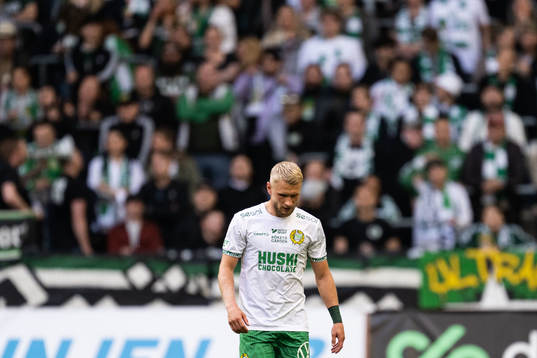 Hammarbys Simon Strand deppar