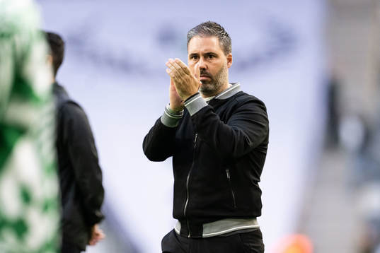 Hammarbys tränare Marti Cifuentes deppar