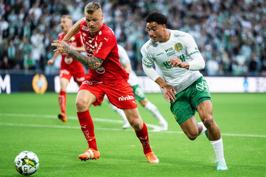 Värnamos Victor Eriksson och Hammarbys Jusef Erabi