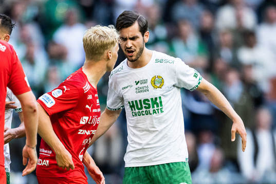 Värnamos Victor Larsson och Hammarbys Adi Nalic