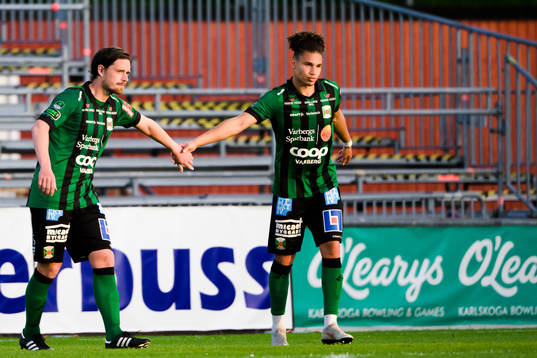 Varbergs Robin Tranberg och Maxime Anne Marie Sainte