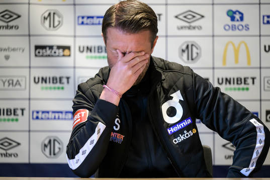 Degerfors tränare Tobias Solberg