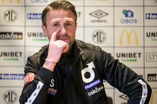 Degerfors tränare Tobias Solberg