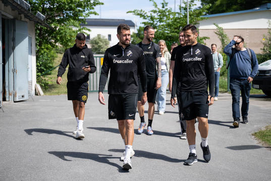 AIKs målvakt Kristoffer Nordfeldt och Sotirios