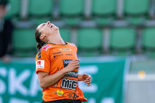Kristianstads Evelyne Viens deppar