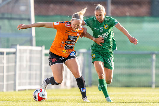 Kristianstads Hlin Eiriksdottir och Hammarbys Jonna