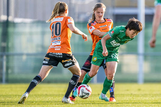 Kristianstads Emmi Alanen och Michaela Wilhelmina Alida van