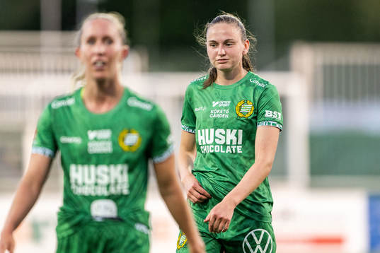 Hammarbys Vilde Hasund deppar