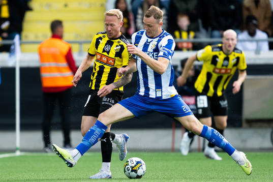 Häckens Mikkel Rygaard Jensen och IFK Göteborgs Adam
