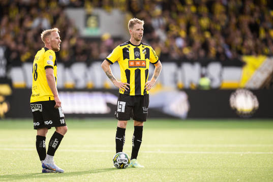 Häckens Mikkel Rygaard Jensen och Samuel Gustafson