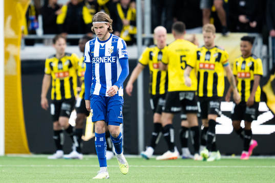 IFK Göteborgs Gustaf Norlin deppar