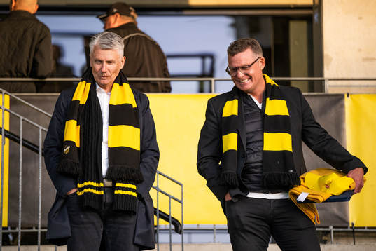 Häckens Martin Olofsson, styrelseledamot, och Johan