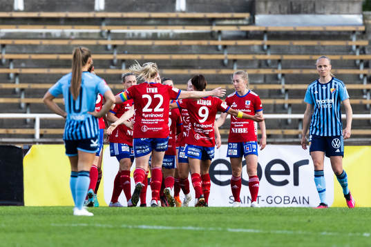 Vittsjös spelare jublar