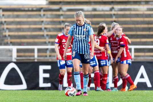 Djurgårdens Nellie Lilja deppar