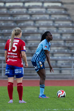 Djurgårdens Flavine Mawete Musolo deppar