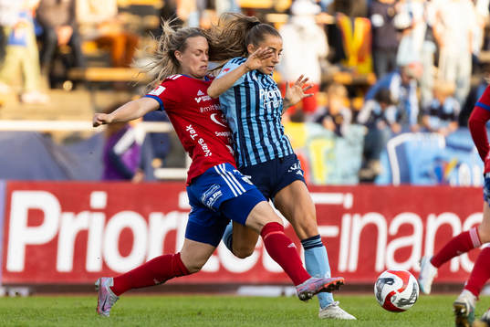 Djurgårdens Tilde Lindwall och Vittsjös Nellie Persson