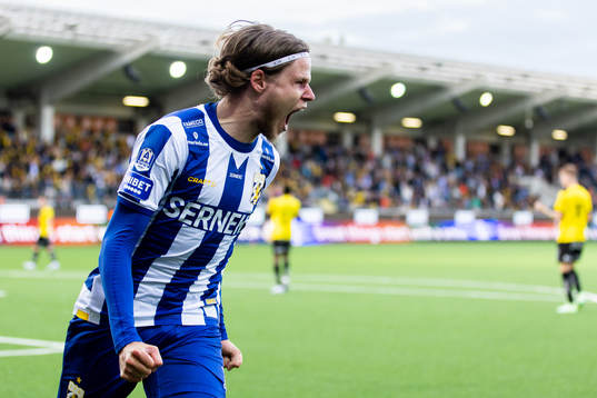 IFK Göteborgs Gustaf Norlin jublar