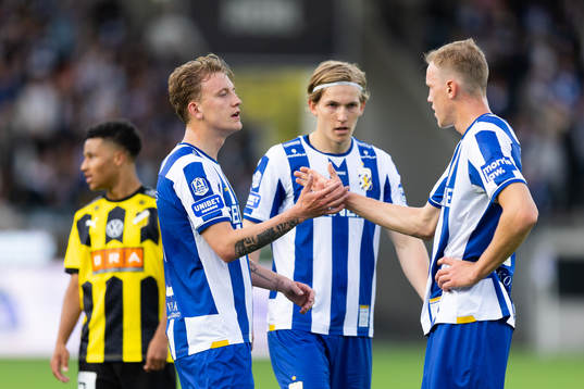 IFK Göteborgs Sebastian Hausner, Johan Bångsbo och Adam