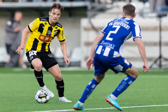 Häckens Lars Olden Larsen och IFK Göteborgs Emil