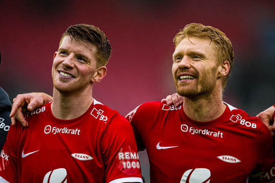 Thore Baardsen Pedersen and Sivert Heltne Nilsen of Brann