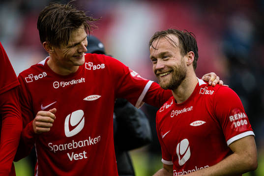 David Møller Wolfe and Bård Finne of Brann