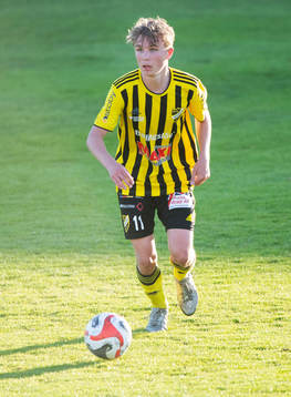 IFK Hässleholms Noa Flink i matchen i DM mellan IFK