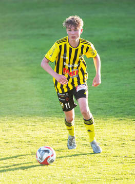 IFK Hässleholms Noa Flink i matchen i DM mellan IFK