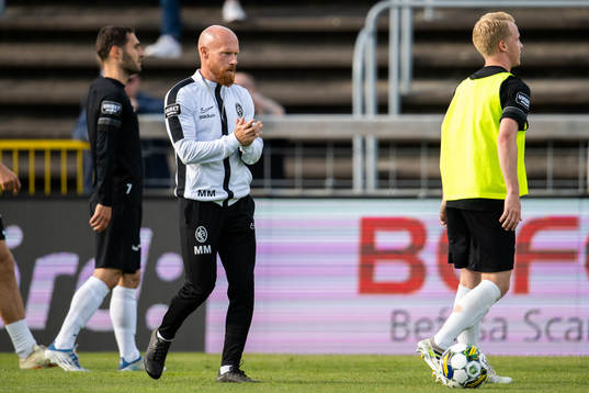 Landskronas assisterande tränare Max Mölder